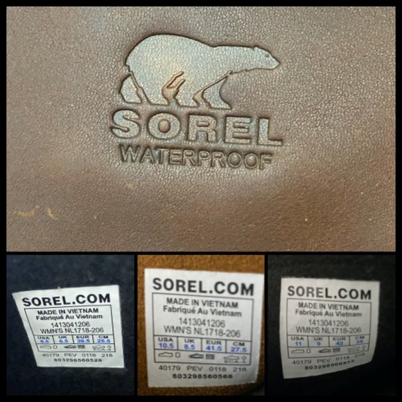 Sorel 1964 Premium LTR Leather Winter Boots Brown - Picture 9 of 10